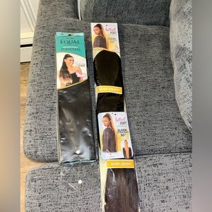Women bundle of ponytails with drawstring